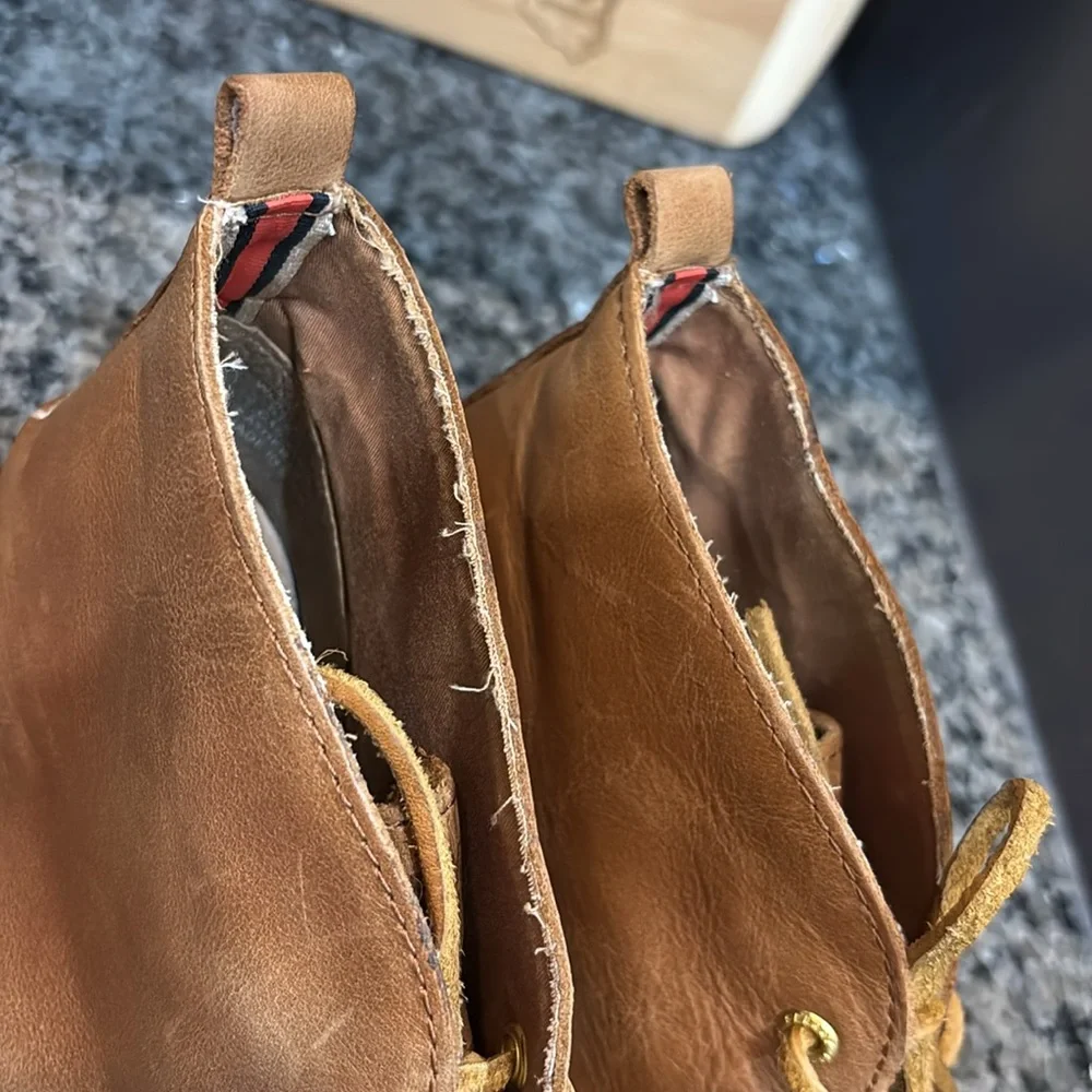 Sperry Top-Sider Harlow Brown Wedge Bootie Size 7 1/2